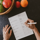 Weekly Meal Planner Notepad by Sweet Water Decor