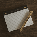 Small Gold Rivet Basic Notepad by Sweet Water Decor