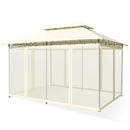 10 Feet x 13 Feet Tent Canopy Shelter with Removable Netting Sidewall