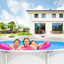 Round Above Ground Swimming Pool With Pool Cover