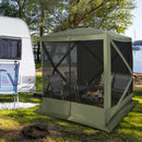 6.7 x 6.7 Feet Pop Up Gazebo with Netting and Carry Bag
