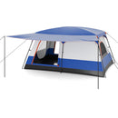 8-10 Person Camping Tent with Double Rooms and 2 Doors