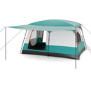 6-8 Person Camping Tent with Double Rooms and 2 Doors