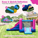 Inflatable Bounce House with Slides and Basketball Hoop (without Blower) by LJGDeals