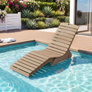 In-Pool Lounge Chair with Weighted Anti-Floating Design 450 LBS for Baja Shelf