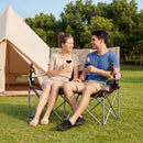 Double Camping Chair with Carry Bag Cup Holders