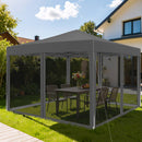 10 FT x 10 FT Pop-Up Canopy Tent Easy Setup Instant Folding Shelter with Mesh Netting