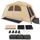 10 Person Instant Cabin Tent with Rainfly 13ft x 9ft