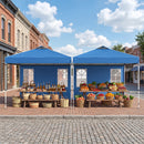 10x10 Pop Up Canopy Tent with Sidewalls & Adjustable Height