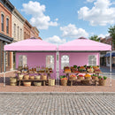 10x10 Pop Up Canopy Tent with Sidewalls & Adjustable Height