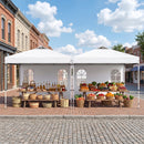 10x10 Pop Up Canopy Tent with Sidewalls & Adjustable Height