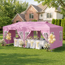 Pop Up Canopy Tent 10x20 FT with 6 Sidewalls
