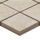 MSI Quartz White Porcelain Mosaic Wall and Floor Tile - Legions Collection