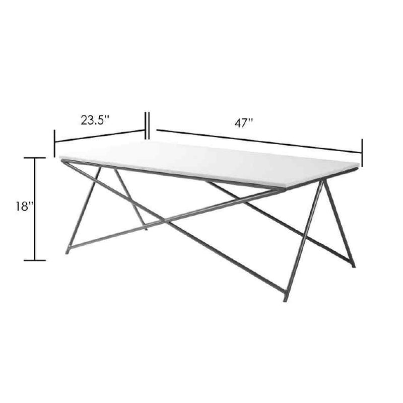 Desselbrunn White Coffee Table