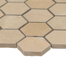 MSI Sande Cream Hexagon Matte Mosaic Porcelain Wall and Floor Tile 2"x2"