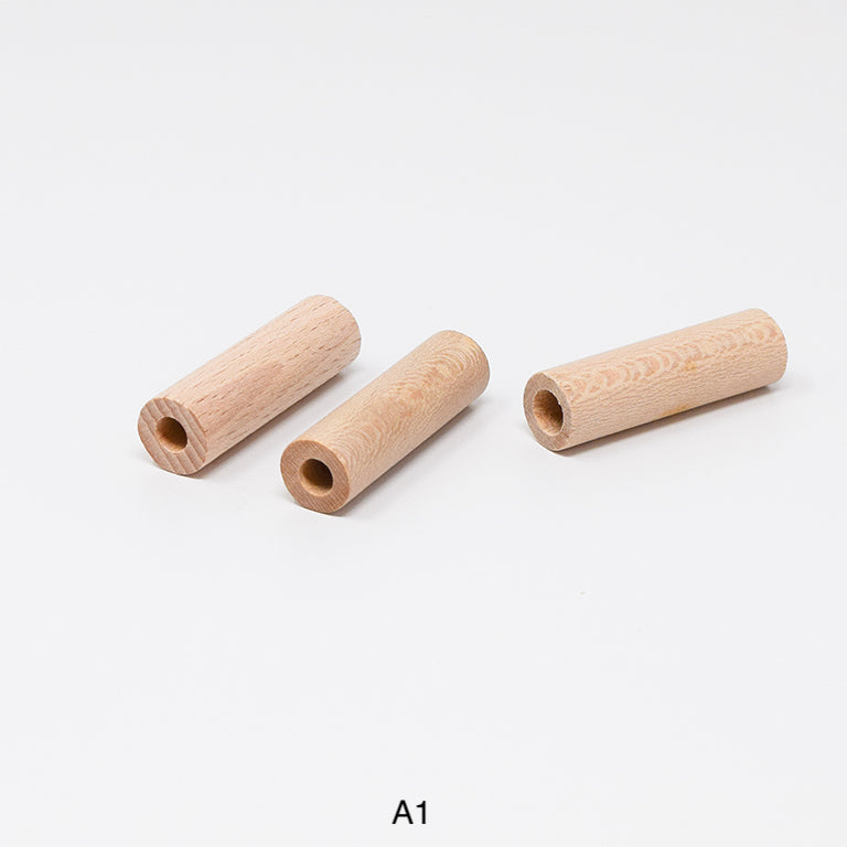 Wood beads for macrame, garlands and crafts