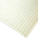 Cotton White 12x12 Glossy Uniform Square Glass Mosaic Tile (20 pack, 18.69 sq ft/case)