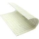 Cotton White 12x12 Glossy Uniform Square Glass Mosaic Tile (20 pack, 18.69 sq ft/case) - Sample