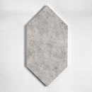 Silver Mystique Honed Large Hexagon Marble Tile