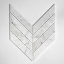 Serenity Honed Trapeze Marble Mosaic