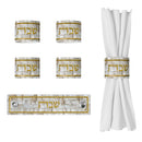 Serene Kosel Shabbos Napkin Rings by Feldart
