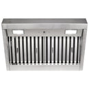 30“ Range Hood Insert, Ultra Quiet Stainless Steel 6" Ducted with 600 CFM Powerful Suction-NX-19IL-30