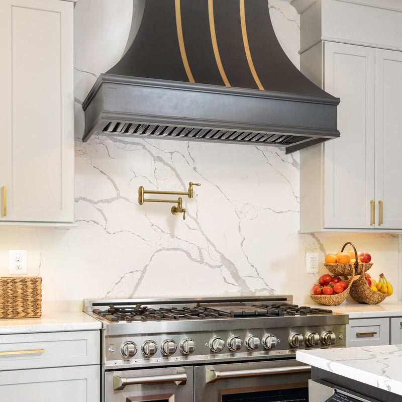 36" Range Hood Insert, Ultra Quiet Stainless Steel 6" Ducted with 600 CFM Powerful Suction-NX-19IL-36