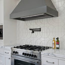 36" Range Hood Insert, Ultra Quiet Stainless Steel 6" Ducted with 600 CFM Powerful Suction-NX-19IL-36