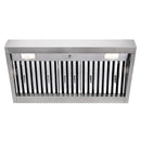 36" Range Hood Insert, Ultra Quiet Stainless Steel 6" Ducted with 600 CFM Powerful Suction-NX-19IL-36