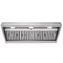 48" Range Hood Insert, Ultra Quiet Stainless Steel 8" Ducted with 1200 CFM Powerful Suction-NX-19IL-48