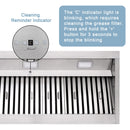 48" Range Hood Insert, Ultra Quiet Stainless Steel 8" Ducted with 1200 CFM Powerful Suction-NX-19IL-48