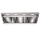 54" Range Hood Insert, Ultra Quiet Stainless Steel 8" Ducted with 1200 CFM Powerful Suction-NX-19IL-54