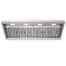 54" Range Hood Insert, Ultra Quiet Stainless Steel 8" Ducted with 1200 CFM Powerful Suction-NX-19IL-54