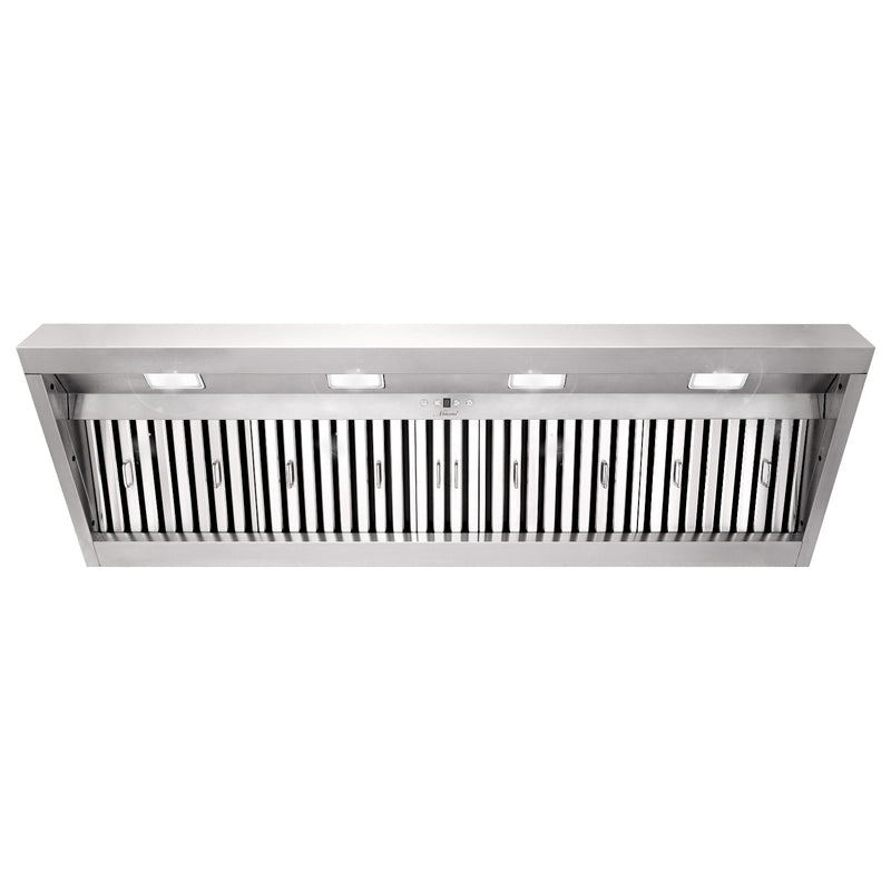 60" Range Hood Insert, Ultra Quiet Stainless Steel 8" Ducted with 1200 CFM Powerful Suction-NX-19IL-60