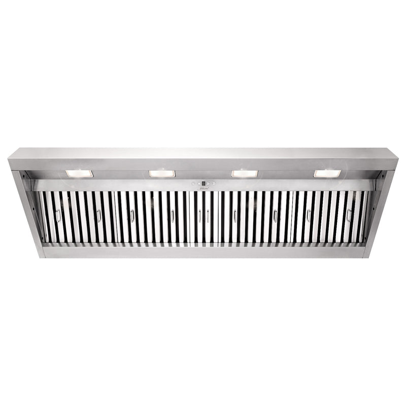 60" Range Hood Insert, Ultra Quiet Stainless Steel 8" Ducted with 1200 CFM Powerful Suction-NX-19IL-60