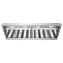 60" Range Hood Insert, Ultra Quiet Stainless Steel 8" Ducted with 1200 CFM Powerful Suction-NX-19IL-60