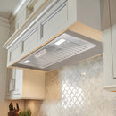 30“ Range Hood Insert, 600 CFM Built-in Stainless Steel Kitchen Hood with LED Lights - NX-HOOD-30
