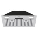 30“ Range Hood Insert, 600 CFM Built-in Stainless Steel Kitchen Hood with LED Lights - NX-HOOD-30