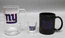 New York Giants 3-Piece Glassware Gift Set by Dynasty Sports & Framing