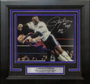 Lawrence Taylor WrestleMania XI Main Event Autographed 11x14 Framed Wrestling Photo - NYG & HOF by Dynasty Sports & Framing