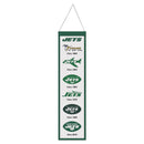 New York Jets 8" x 32" Wool Banner by Dynasty Sports & Framing