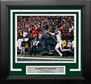 Garrett Wilson One-Handed Touchdown Catch New York Jets 8" x 10" Framed Football Photo by Dynasty Sports & Framing