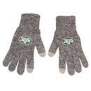 New York Jets Gray Knit Texting Gloves by Dynasty Sports & Framing