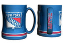 New York Rangers Logo Relief Coffee Mug by Dynasty Sports & Framing