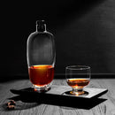 Malt Whisky Bottle Tall with Wooden Tray by NUDE USA