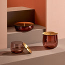Beret Storage Box Medium with Brass Lid