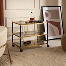 Malt Whisky Bottle Tall with Wooden Tray by NUDE USA