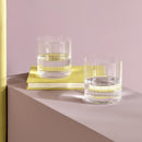 Finesse Grid Set of 4 Whisky DOF Glasses by NUDE USA