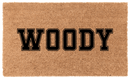 Woody Name Customizable Coir Mat