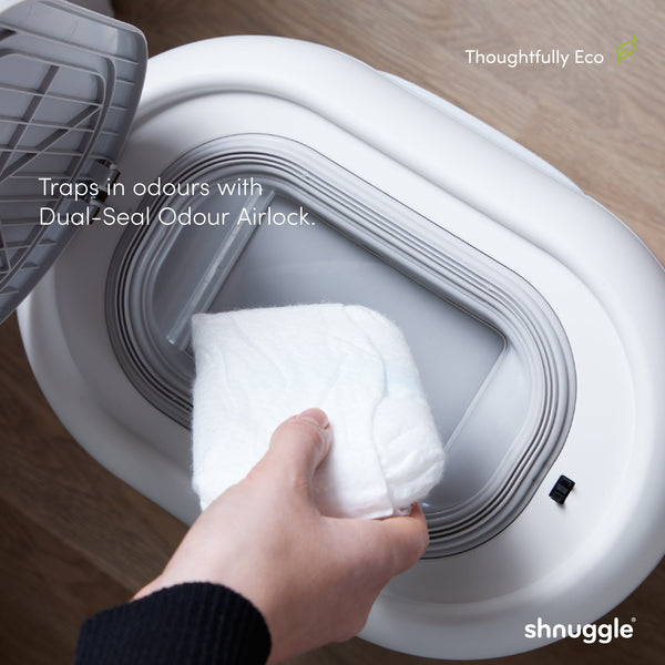 Changing Essentials Kit: Shnuggle Changing Mat + Diaper Pail + Better Bag Liners (90 Day Supply), photo 2 of 17
